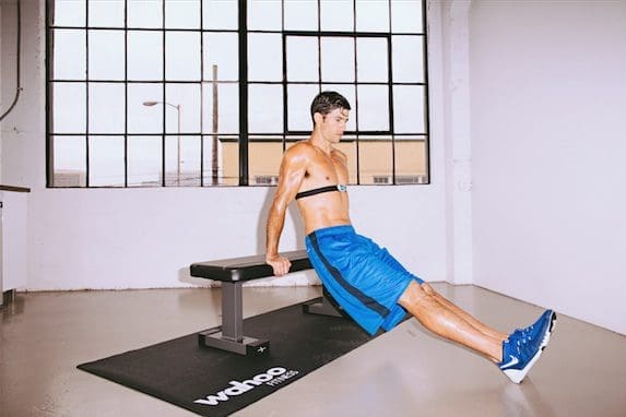 TICKR X Workout Tracker with Memory Incorporated into 7 Minute Workout App